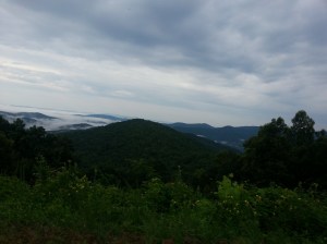 Beautiful vistas from Blue Ridge Parkway.